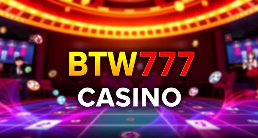 BTW777 casino online gaming interface