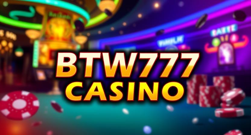Variety of slot machines available on BTW777